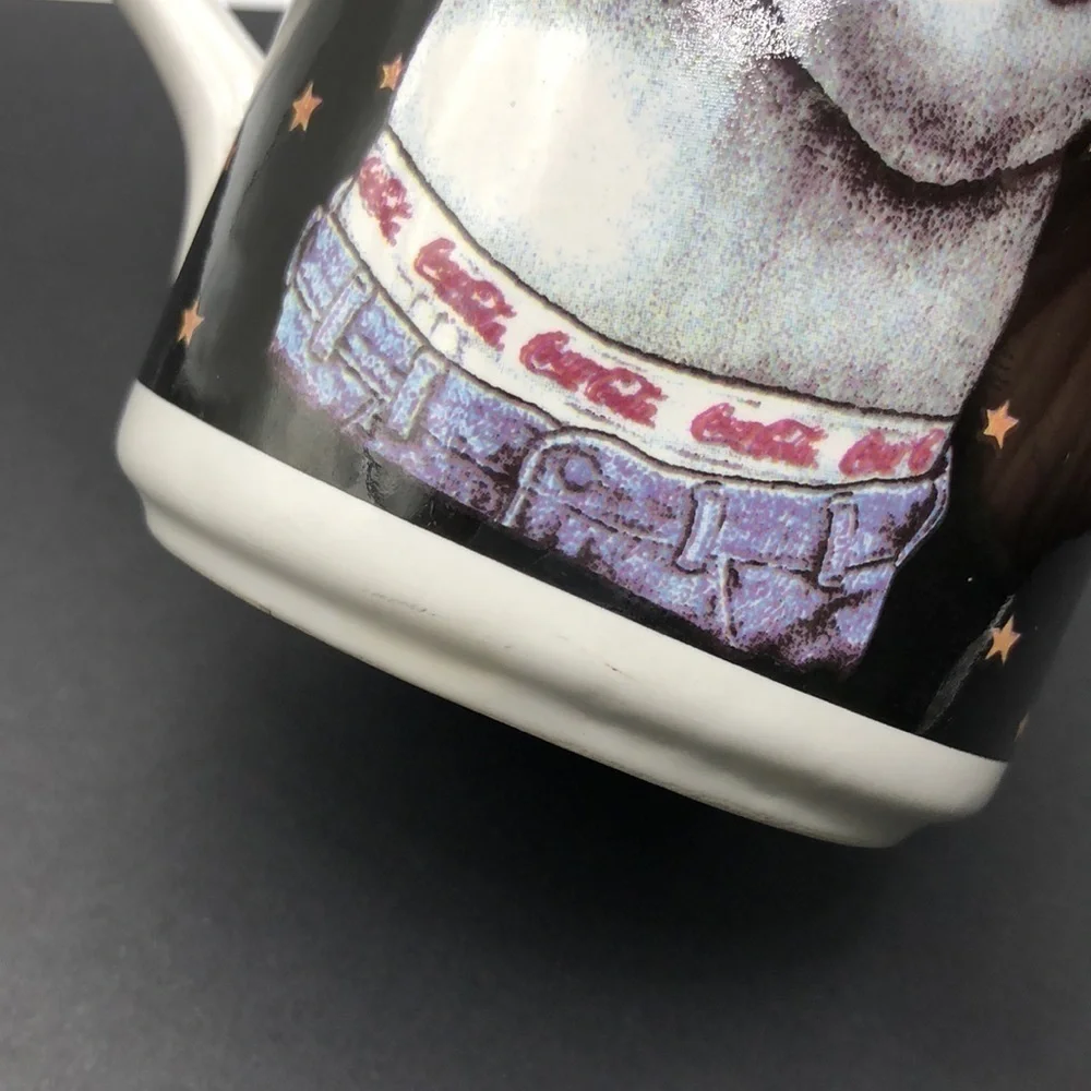 Vintage 1996 Coca-Cola white Polar Bear in Calvin Klein Jeans Coffee Mug